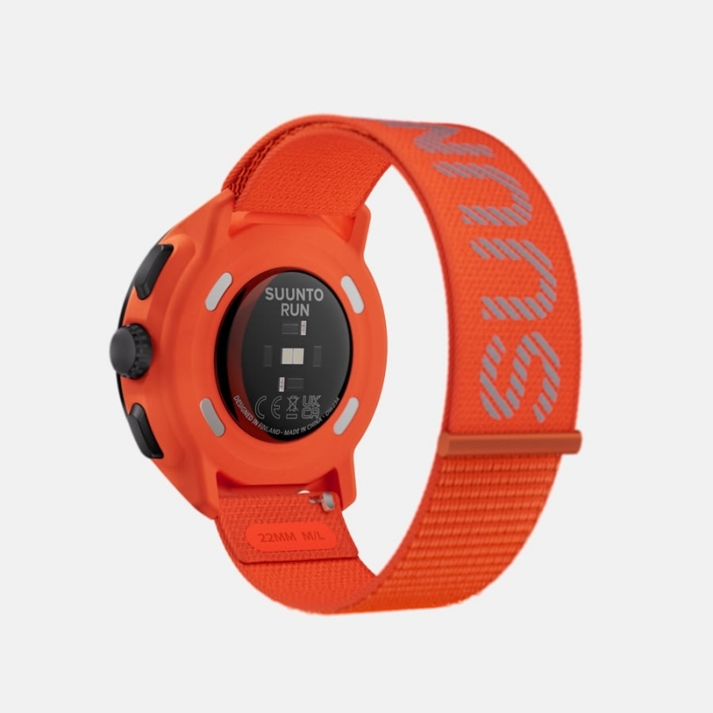 Suunto Run 3,35 cm (1.32") AMOLED 46 mm Digital 466 x 466 Pixel Touchscreen Schwarz, Orange GPS