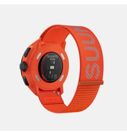 Suunto Run 3,35 cm (1.32") AMOLED 46 mm Numérique 466 x 466 pixels Écran tactile Noir, Orange GPS (satellite)