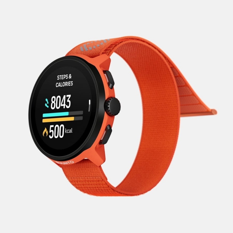 Suunto Run 3,35 cm (1.32") AMOLED 46 mm Digital 466 x 466 Pixel Touchscreen Schwarz, Orange GPS