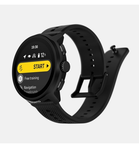 Suunto Run 3,35 cm (1.32") AMOLED 46 mm Numérique 466 x 466 pixels Écran tactile Noir GPS (satellite)
