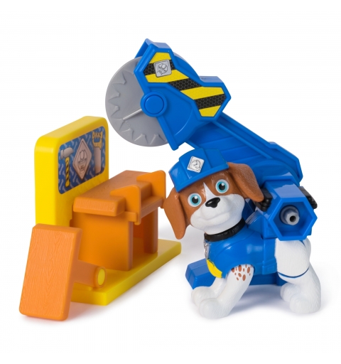 Rubble & Crew - Pack Figuras Rubble Y Wheeler, 2 Herramientas Y 2 Accesorios CONSTRUCCIÓN - Patrulla Canina Juguetes - Juegos