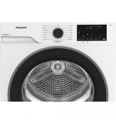 Hotpoint HPT 84D BS IT sèche-linge Pose libre Charge avant 8 kg Blanc