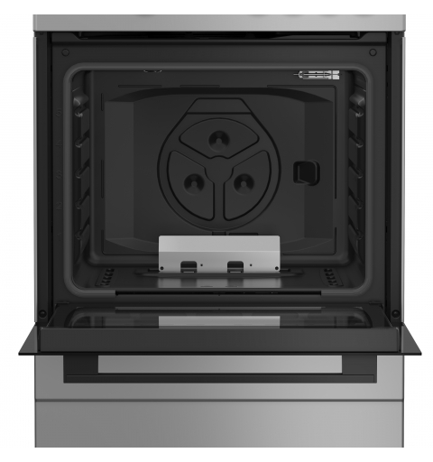 Indesit I6GGKMS Cuisinière Gaz Argent