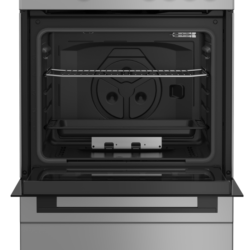 Indesit I6GGKMS Cucina Gas Argento