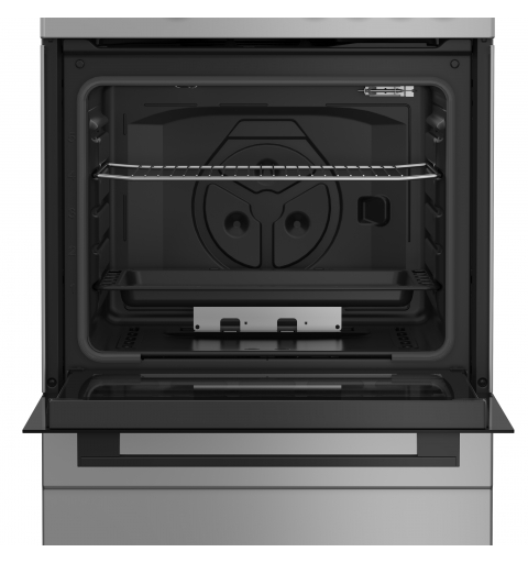 Indesit I6GGKMS Cucina Gas Argento