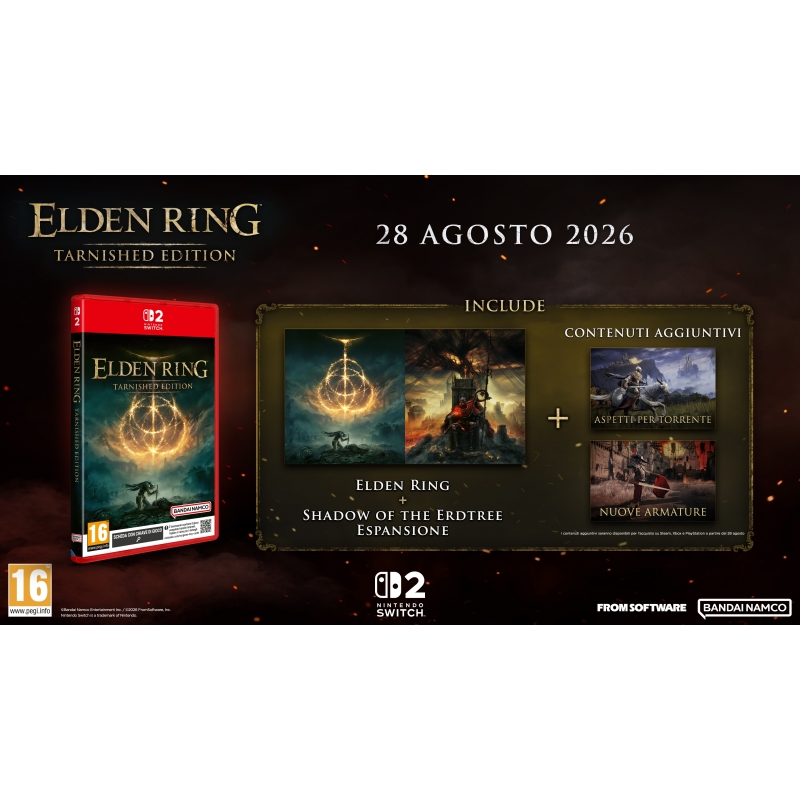 BANDAI NAMCO Entertainment Elden Ring Tarnished Edition Complete Nintendo Switch 2