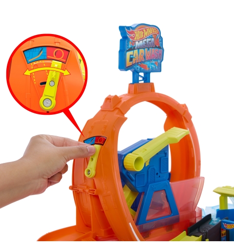 Hot Wheels City Hot Wheels-Méga Looping Station de Lavage-coffret 1 64 Color Shifters