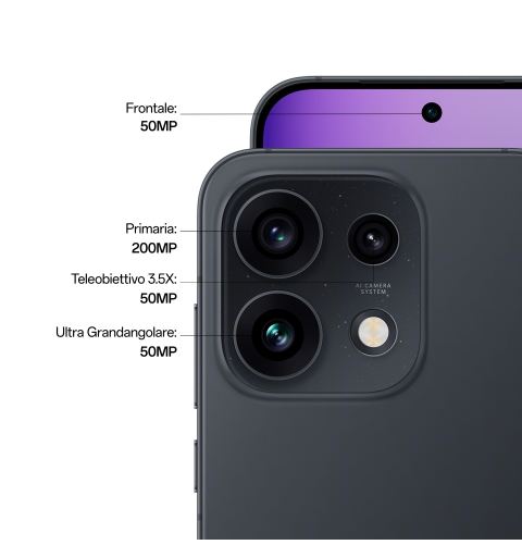 OPPO Reno16 Pro 5G 16,1 cm (6.32") SIM doble Android 16.0 USB Tipo C 12 GB 512 GB 6000 mAh Negro