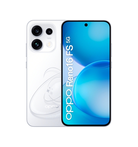 OPPO Reno16 FS 5G 16,7 cm (6.57") SIM doble Android 16.0 USB Tipo C 8 GB 512 GB 6500 mAh Blanco
