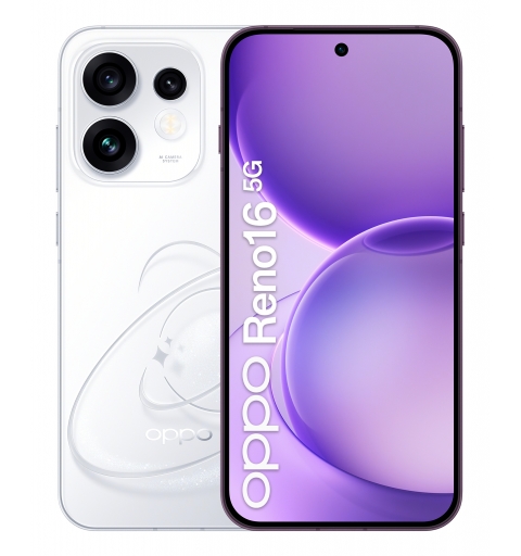 OPPO Reno16 5G 16,1 cm (6.32") SIM doble Android 16.0 USB Tipo C 8 GB 512 GB 6000 mAh Blanco