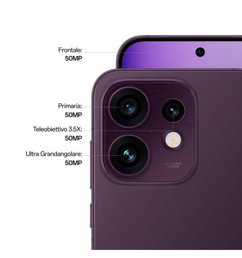 OPPO Reno16 5G 16,1 cm (6.32") SIM doble Android 16.0 USB Tipo C 8 GB 512 GB 6000 mAh Púrpura