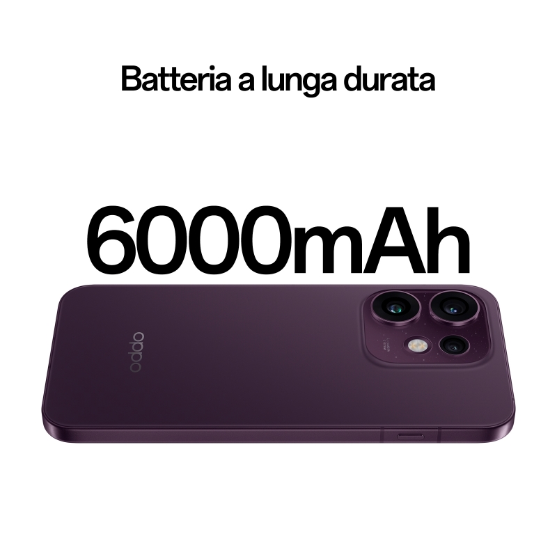 OPPO Reno16 5G 16,1 cm (6.32") SIM doble Android 16.0 USB Tipo C 8 GB 512 GB 6000 mAh Púrpura
