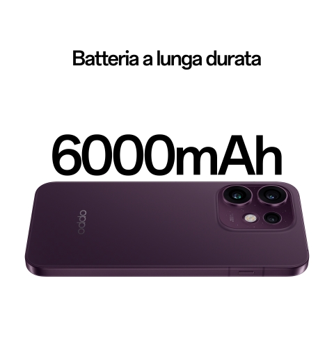 OPPO Reno16 5G 16,1 cm (6.32") SIM doble Android 16.0 USB Tipo C 8 GB 512 GB 6000 mAh Púrpura