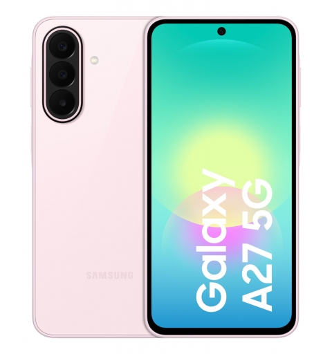 Samsung GALAXY A27 5G 17 cm (6.7") Ranura híbrida Dual SIM Android 16.0 USB Tipo C 6 GB 128 GB 5000 mAh Rosa claro