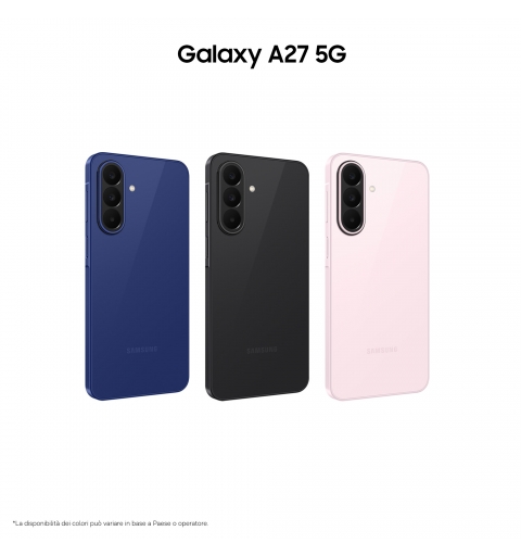 Samsung GALAXY A27 5G 17 cm (6.7") Ranura híbrida Dual SIM Android 16.0 USB Tipo C 6 GB 128 GB 5000 mAh Rosa claro