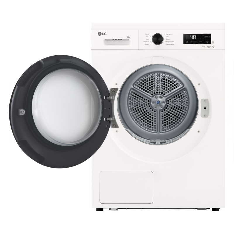 LG RNX1008NWB secadora Independiente Carga frontal 8 kg Blanco