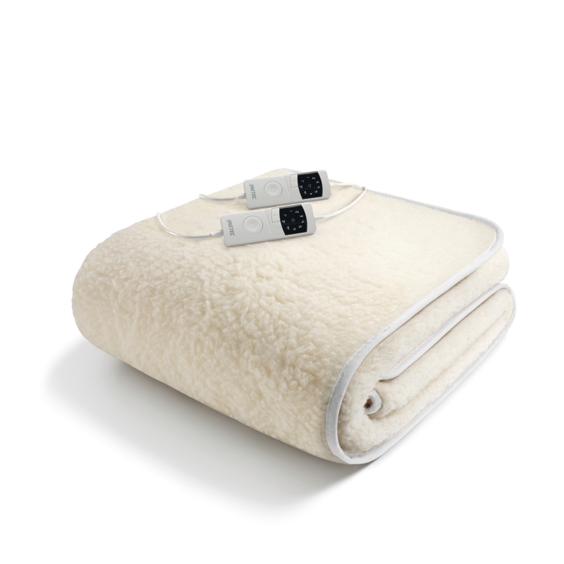 Imetec Adapto Plus Lana-merino Matr Chauffe-lit électrique 150 W Naturel Laine, Polyester