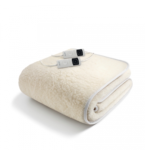 Imetec Adapto Plus Lana-merino Matr Chauffe-lit électrique 150 W Naturel Laine, Polyester
