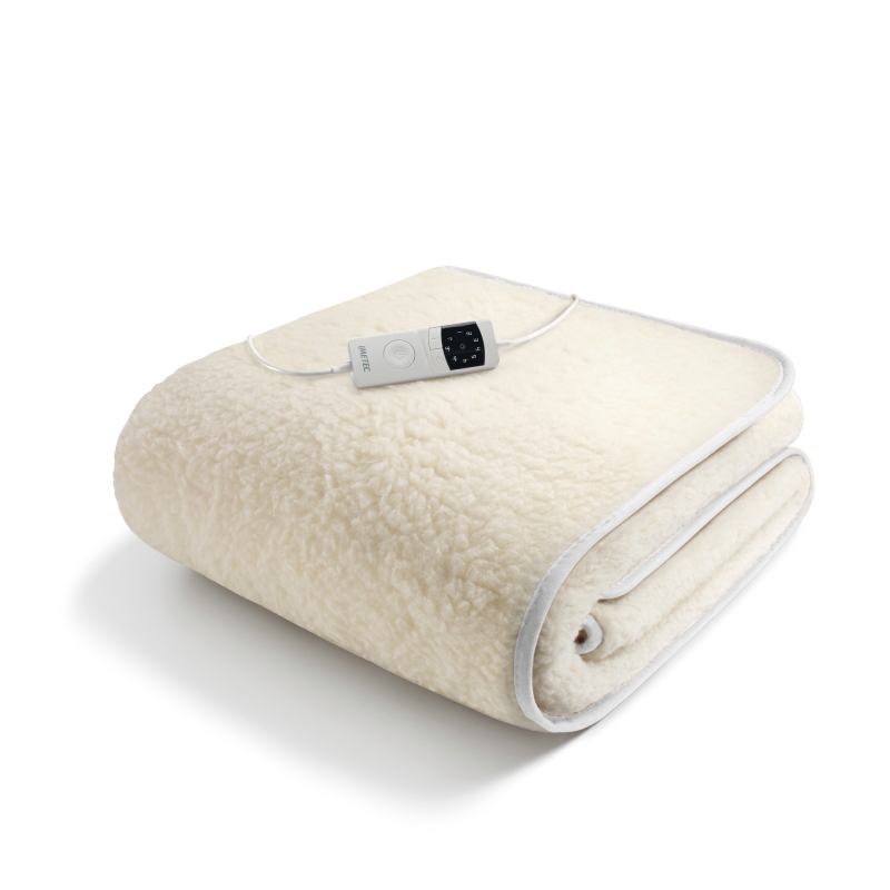 Imetec Adapto Plus Lana-Merino Sing Electric bed warmer 150 W Natural Wool, Polyester