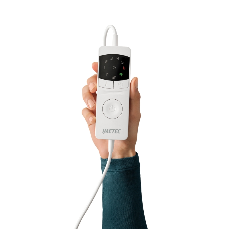 Imetec Adapto Plus Cotone Chauffe-lit électrique 150 W Blanc Coton, Polyester