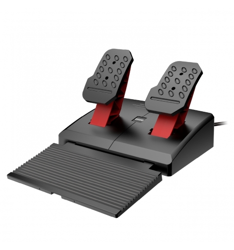Hori NSX-123E Gaming Controller Black, Red USB Steering wheel + Pedals Nintendo Switch 2, Nintendo Switch OLED, Nintendo Switch