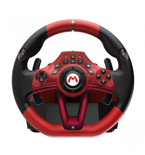 Hori NSX-123E periferica di gioco Nero, Rosso USB Sterzo + Pedali Nintendo Switch 2, Nintendo Switch OLED, Nintendo Switch