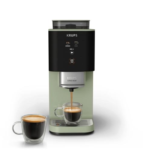 Krups Coffee Crush Edition Coffee Crush, Macchina da Caffè Automatica, Design Compatto, SA401L