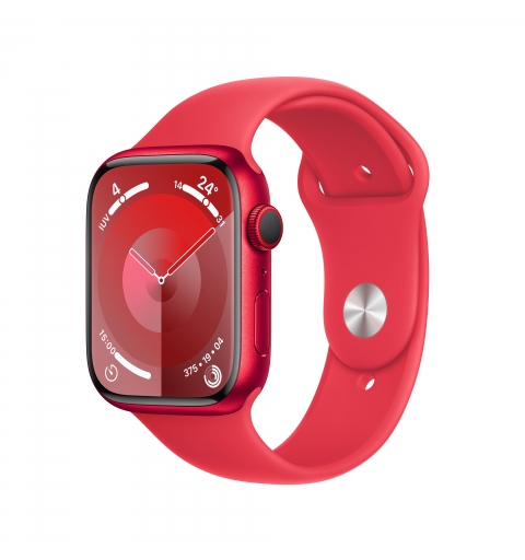 Apple Watch Series 9 GPS + Cellular Cassa 45m in Alluminio (PRODUCT)RED con Cinturino Sport Band (PRODUCT)RED - M L