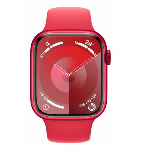 Apple Watch Series 9 GPS + Cellular Cassa 45m in Alluminio (PRODUCT)RED con Cinturino Sport Band (PRODUCT)RED - M L