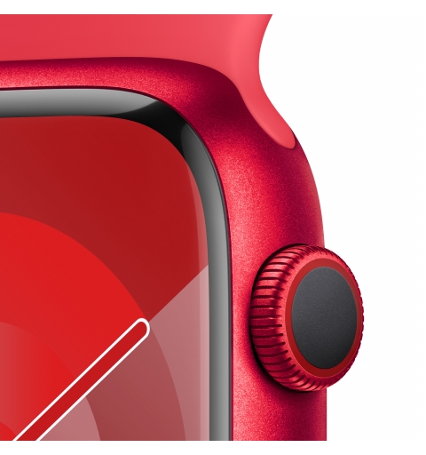 Apple Watch Series 9 GPS + Cellular Cassa 45m in Alluminio (PRODUCT)RED con Cinturino Sport Band (PRODUCT)RED - M L