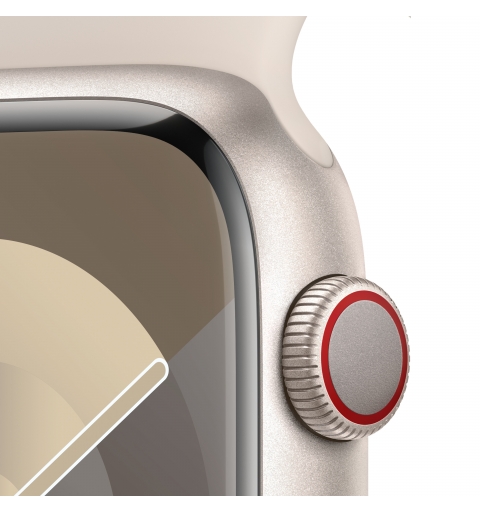 Apple Watch Series 9 GPS + Cellular Cassa 45mm in Alluminio Galassia con Cinturino Sport Galassia - M L