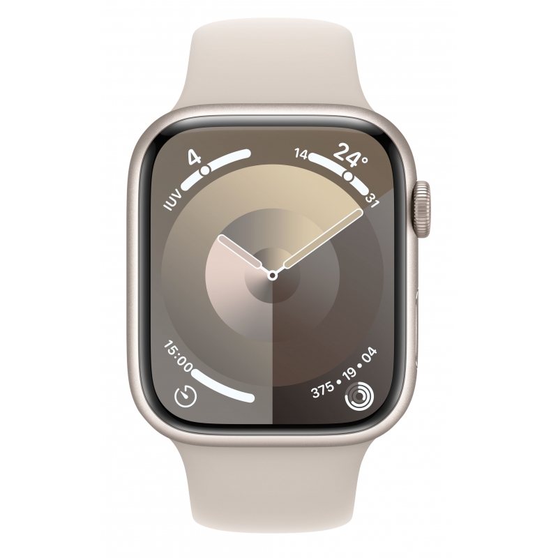 Apple Watch Series 9 GPS + Cellular Cassa 45mm in Alluminio Galassia con Cinturino Sport Galassia - S M