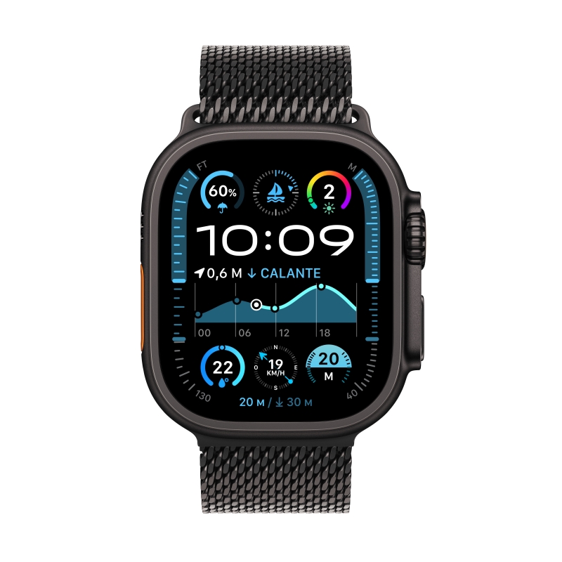 Apple Watch Ultra 2 OLED 49 mm Digital 410 x 502 Pixel Touchscreen 4G Schwarz WLAN GPS