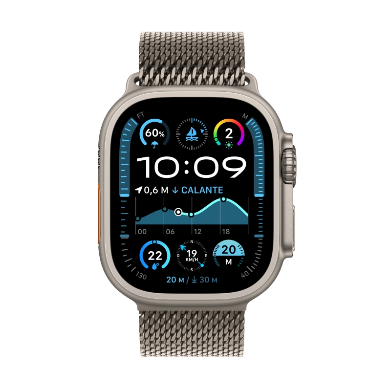 Apple Watch Ultra 2 OLED 49 mm Digital 410 x 502 Pixel Touchscreen 4G Titan WLAN GPS