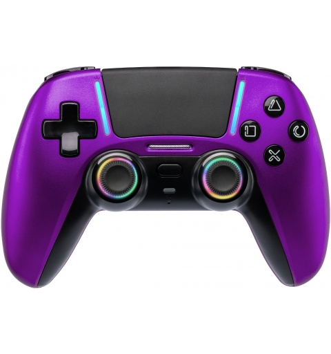 Qubick COP50058 mando y volante Púrpura Gamepad Analógico Digital PlayStation 5