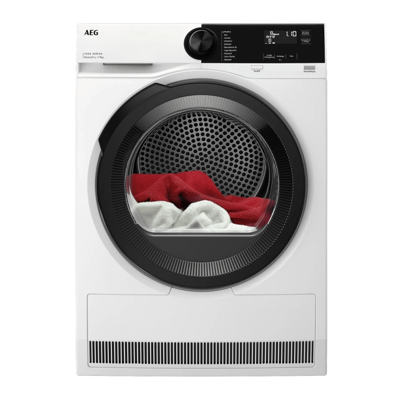 AEG TR7HE1C9 sèche-linge Pose libre Charge avant 9 kg Blanc