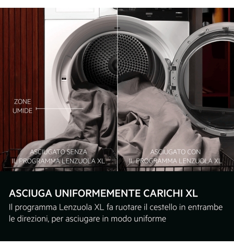 AEG TR7HE1C9 asciugatrice Libera installazione Caricamento frontale 9 kg Bianco