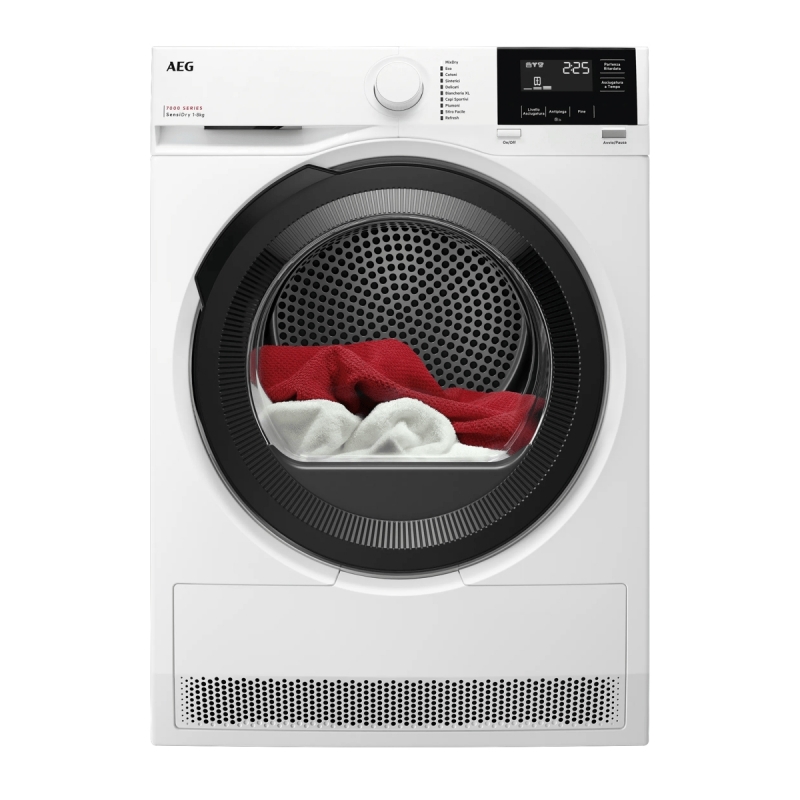 AEG Series 7000 TR7HG18C Wäschetrockner Freistehend Frontlader 8 kg Weiß