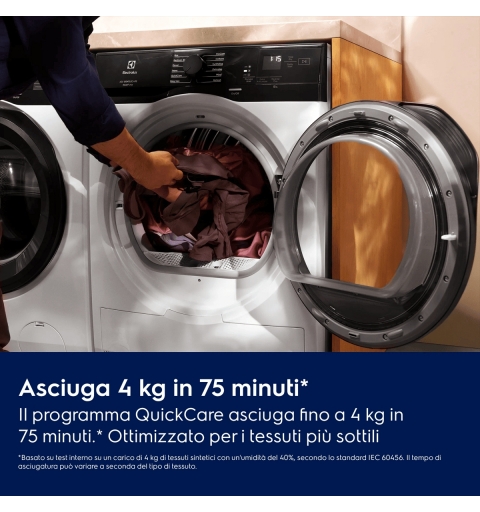 Electrolux EW6H1ZBG9C tumble dryer Freestanding Front-load 9 kg White, Black