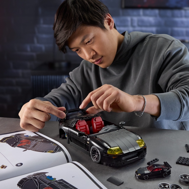 Mattel Hot Wheels-Coffret de Construction Toyota Supra MKIV de 1994