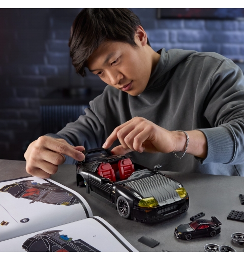 Mattel Hot Wheels-Coffret de Construction Toyota Supra MKIV de 1994