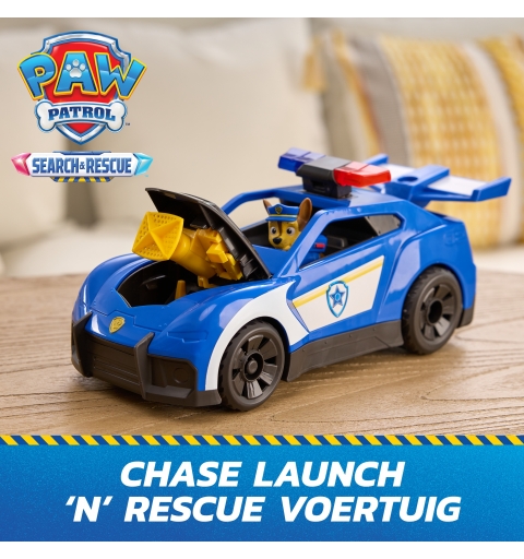 PAW Patrol - Search & Rescue Launch N Rescue Cruiser, Extragroßes Fahrzeug mit Chase Figur