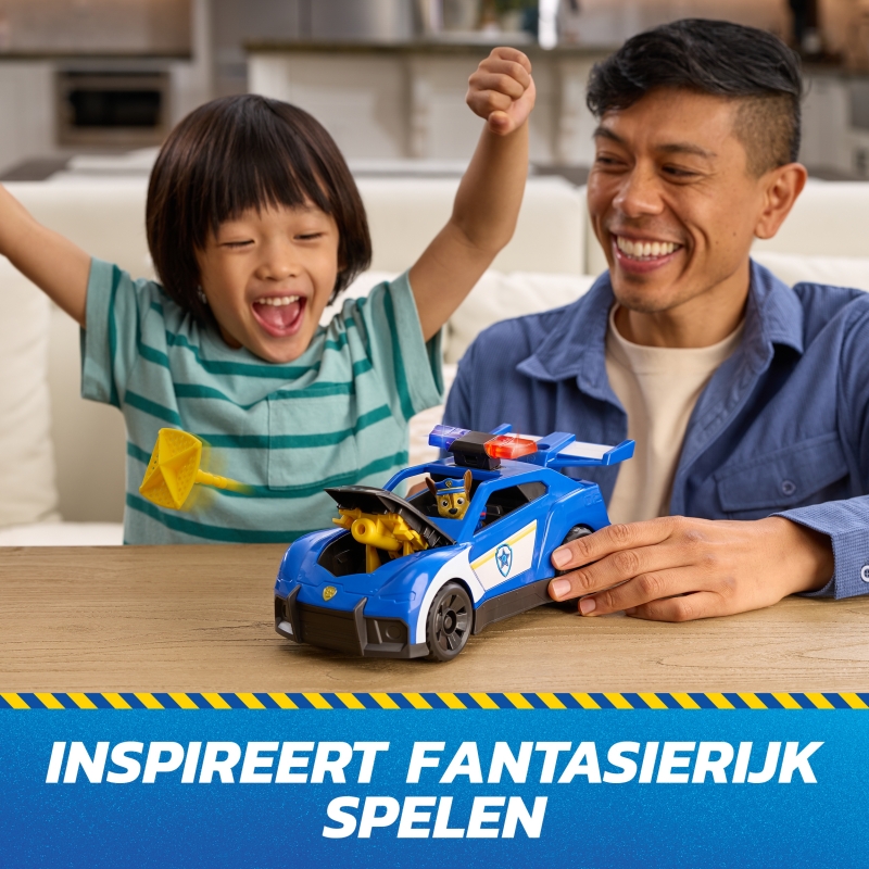 PAW Patrol - Search & Rescue Launch N Rescue Cruiser, Extragroßes Fahrzeug mit Chase Figur
