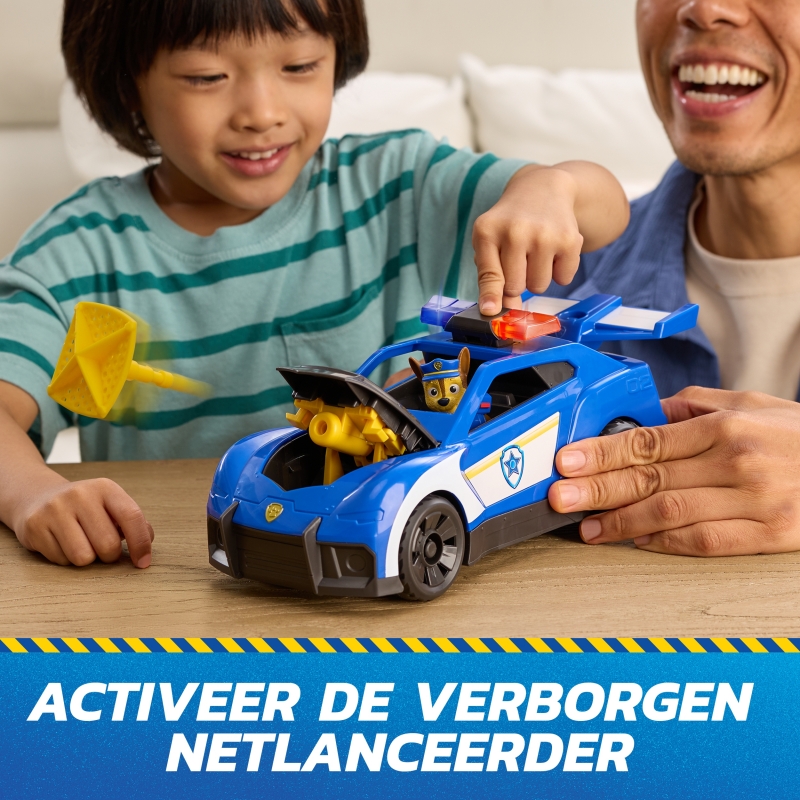 PAW Patrol - Search & Rescue Launch N Rescue Cruiser, Extragroßes Fahrzeug mit Chase Figur