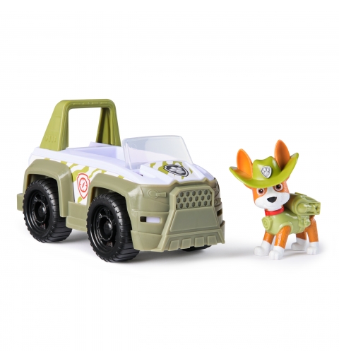 PAW Patrol , Tracker’s Jungle Rescue Vehicle, Toy Truck with Collectible Action Figure, Sustainably Minded Kids Toys for Boys &