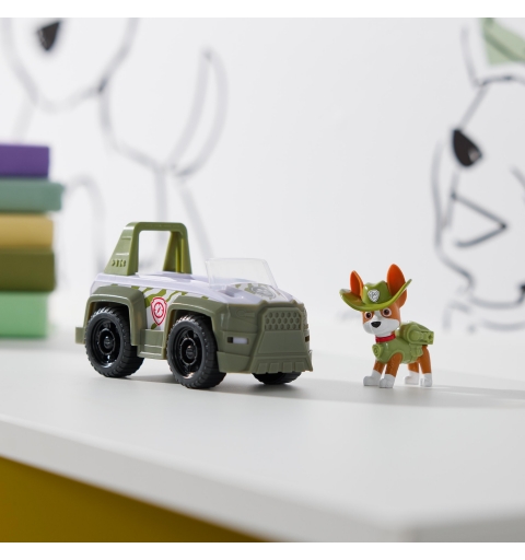 PAW Patrol , Tracker’s Jungle Rescue Vehicle, Toy Truck with Collectible Action Figure, Sustainably Minded Kids Toys for Boys &