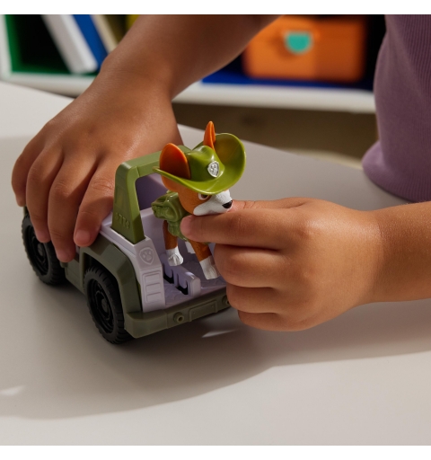PAW Patrol , Tracker’s Jungle Rescue Vehicle, Toy Truck with Collectible Action Figure, Sustainably Minded Kids Toys for Boys &