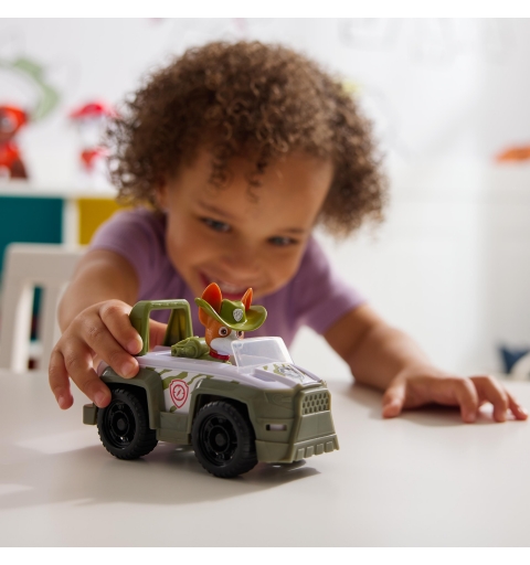 PAW Patrol , Tracker’s Jungle Rescue Vehicle, Toy Truck with Collectible Action Figure, Sustainably Minded Kids Toys for Boys &