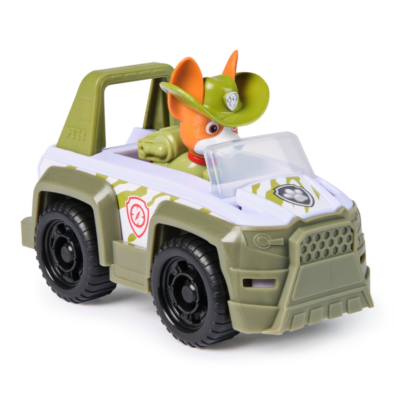 PAW Patrol , Tracker’s Jungle Rescue Vehicle, Toy Truck with Collectible Action Figure, Sustainably Minded Kids Toys for Boys &