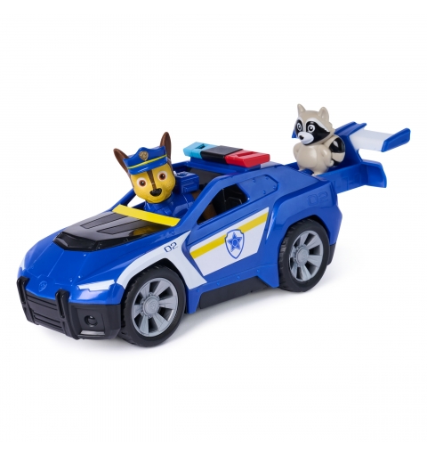 PAW Patrol Search & Rescue, Auto della Polizia di Chase con 2 Personaggi, a Retrocarica, Giocattoli per Bambini e Bambine, 3+